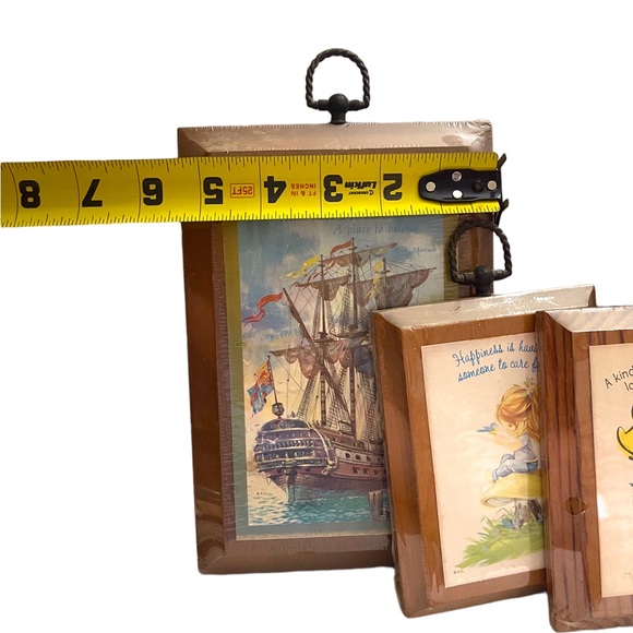 Vintage 1973 American Greetings wall plaques wrapped in original plastic - Picture 11 of 16